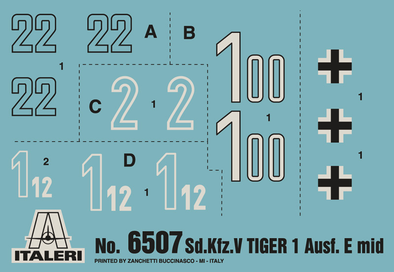 Italeri 1:35 Pz.Kpfw. VI Tiger I Ausf. E Mid Production IT6507 - Afbeelding 6