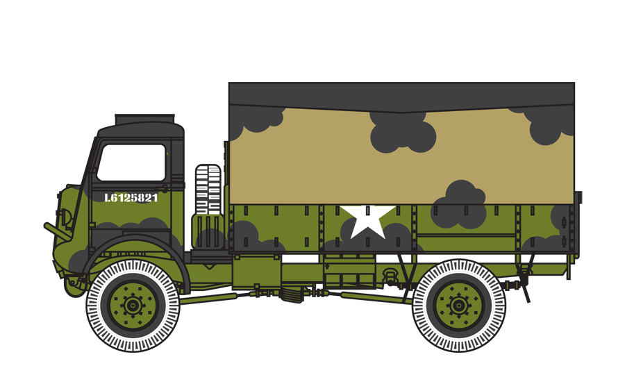 Airfix 1:76 Bedford QLT and Bedford QLT Trucks AF03306 - Afbeelding 2