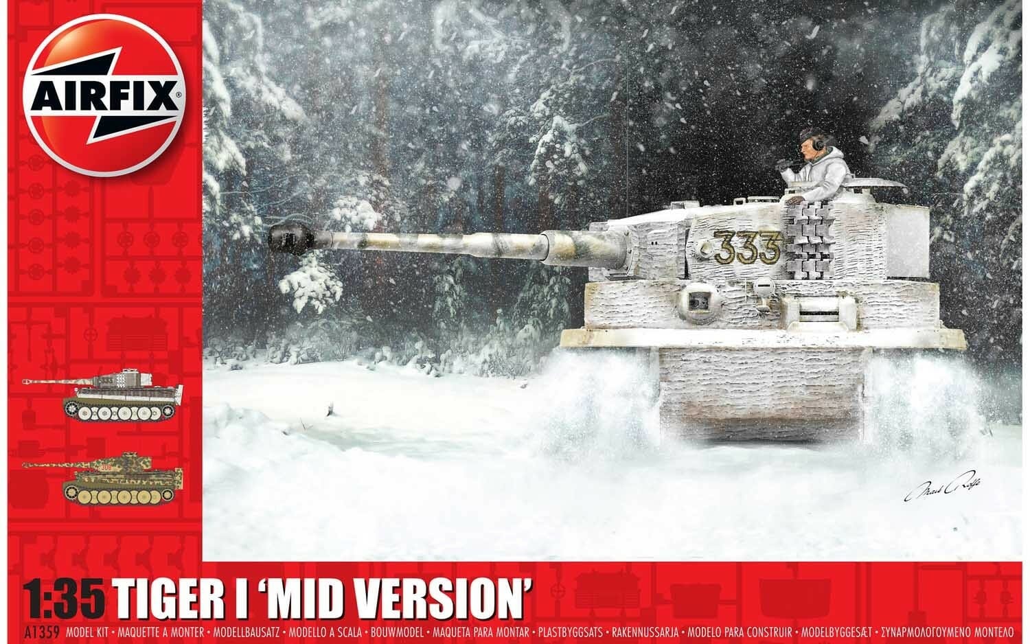 Airfix 1:35 Tiger I " Mid Version " AF1359