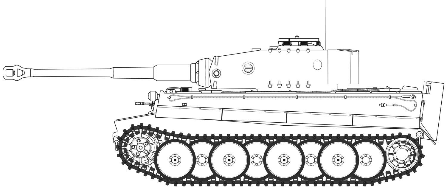 Airfix 1:35 Tiger I " Mid Version " AF1359 - Afbeelding 2
