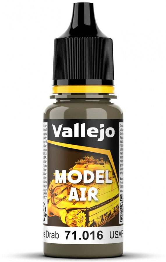 Vallejo Model Air USAF Olive Drab 18ml VAL71.016