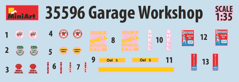 Miniart 1:35 Garage Workshop MA35596 - Afbeelding 6