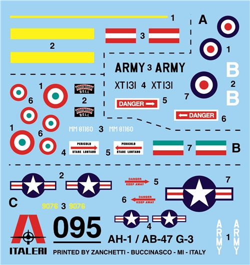 Italeri 1:72 AH.1 / AB-47 IT095 - Afbeelding 5
