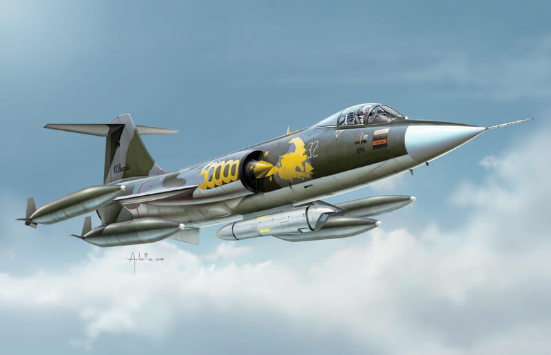Italeri 1:72 F-104 G Starfighter IT1296