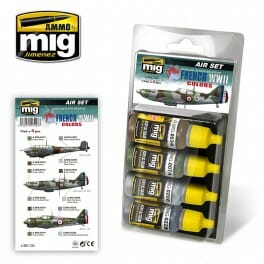 Ammo Mig French WWII Aircraft Colors MIG7228