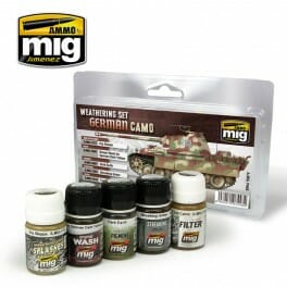 Ammo Mig German Camouflage Weathering Set MIG7443