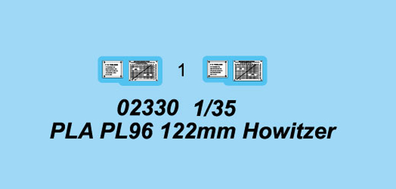 Trumpeter 1:35 PLA PL96 122mm Howitzer TR02330 - Afbeelding 6