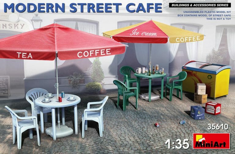 Miniart 1:35 Modern Street Cafe MA35610