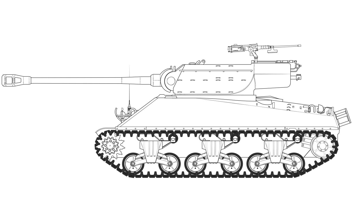 Airfix 1:35 M36B1 GMC Tank Destroyer AF1356 - Afbeelding 2