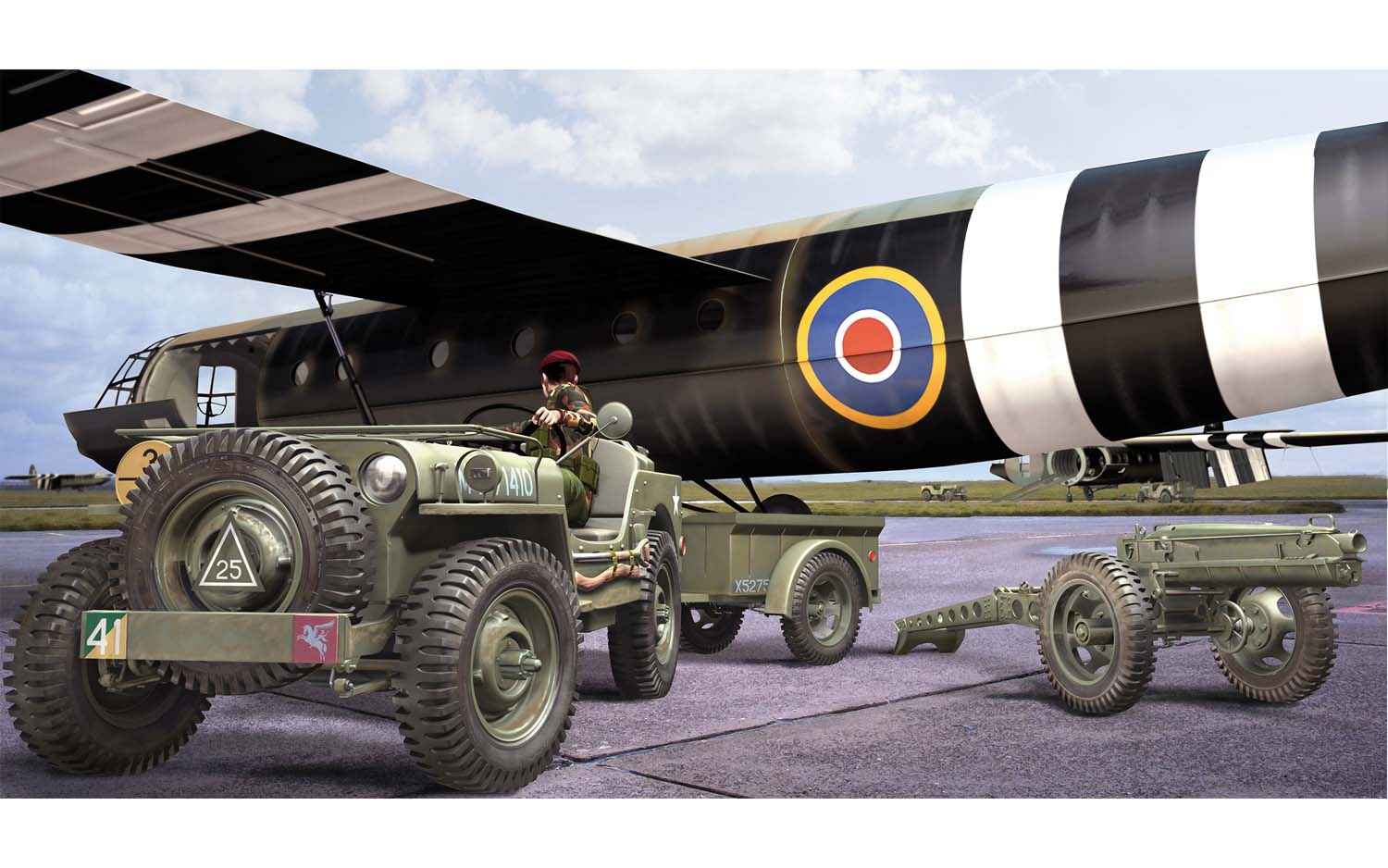 Airfix 1:72 Starter Set Willys MB Jeep AF55117A - Afbeelding 4