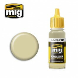 AMMO MIG Acrylic Color #0012 RAL 7028 Dark Yellow 44 DG III 17ml MIG-0012