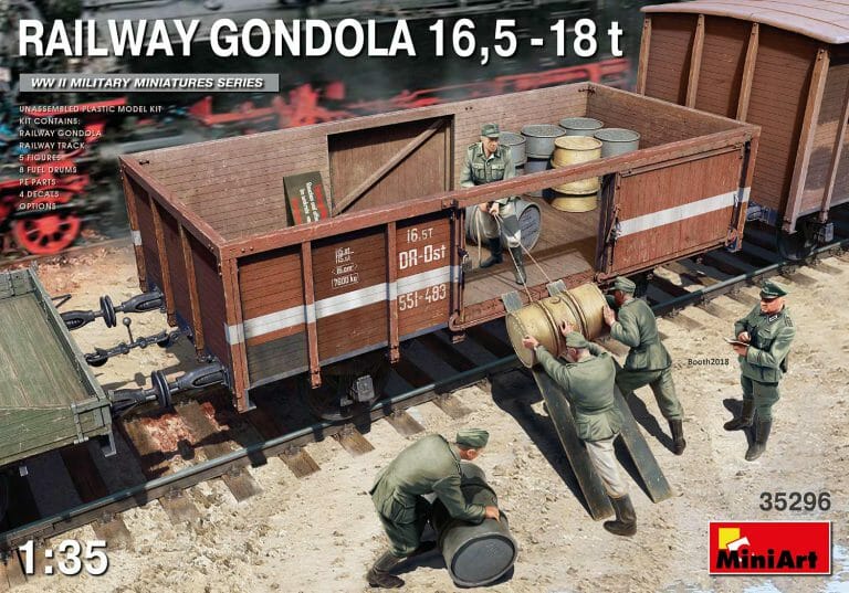 Miniart 1:35 Railway Gondola 16,5-18t MA35296