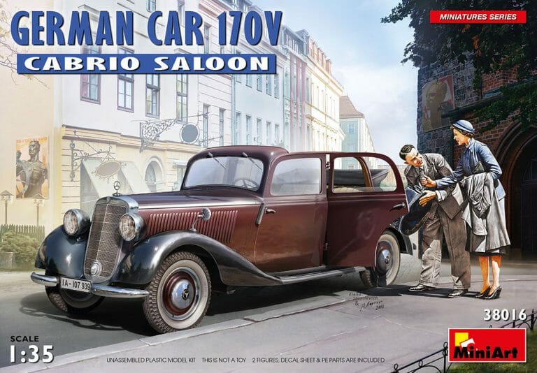 Miniart 1:35 German Car 170V Cabrio Saloon MA38016