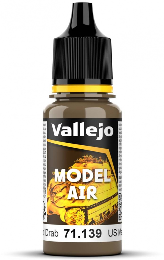 Vallejo Model Air US Field Drab 17ml VAL71.139
