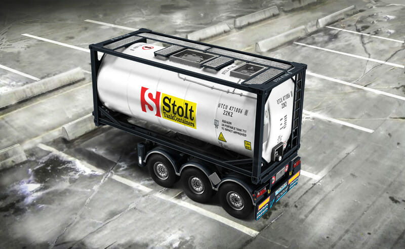 Italeri 1:24 Technokar Trailer Whit 20T Tank IT3929