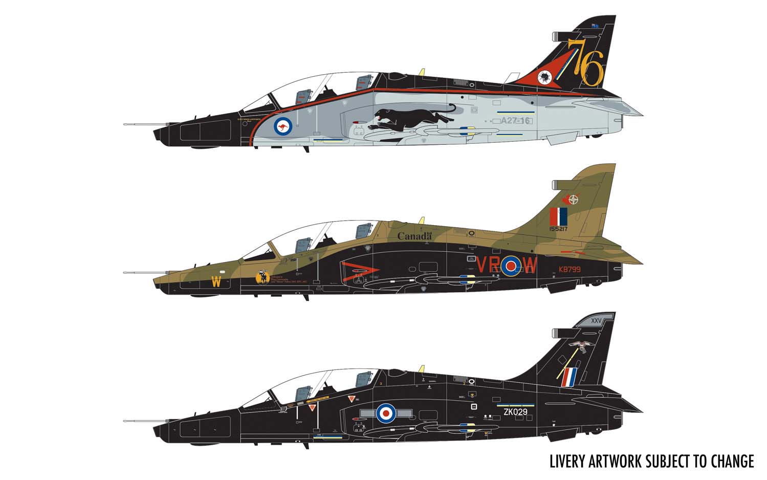 Airfix 1:72 BAE Systems Hawk 100 Series AF03073A - Afbeelding 2