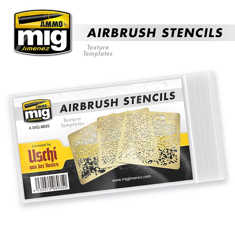 Ammo Mig Airbrush Stencils MIG8035