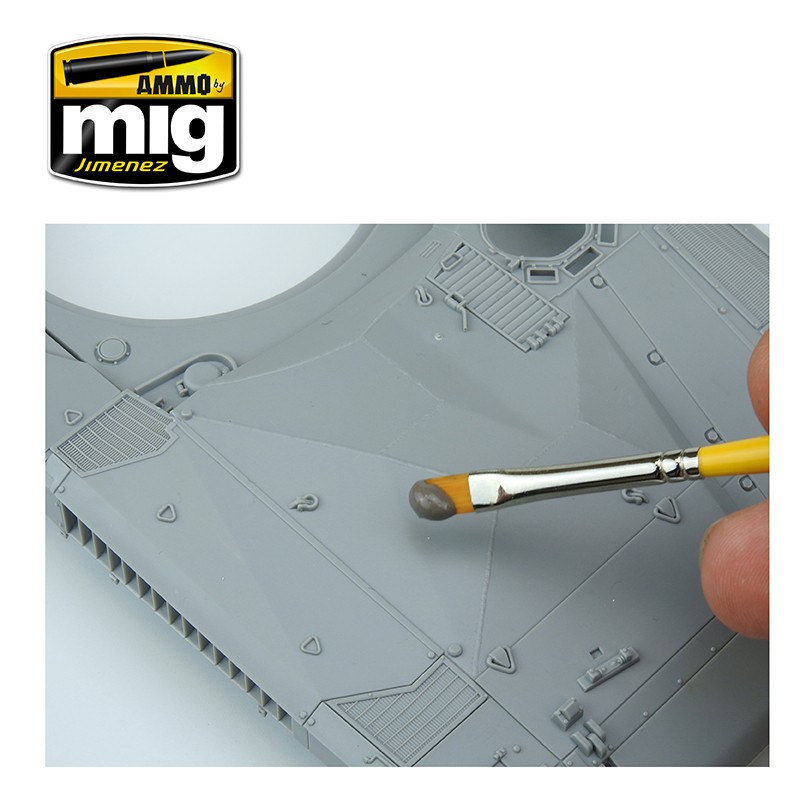 Ammo Mig Anti-Slip Pasta Brown Color for 1:35 MIG2035 - Afbeelding 4