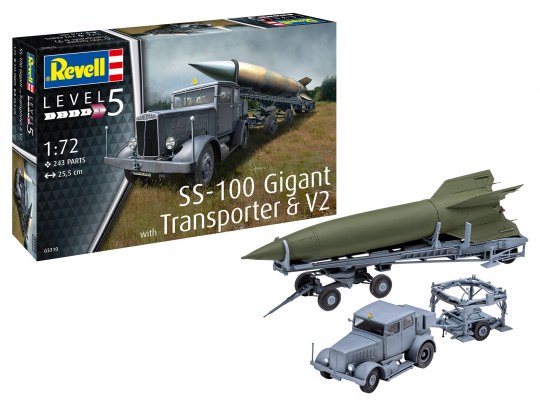 Revell 1:72 SS-100 Gigant whit Transporter + V2 RE03310