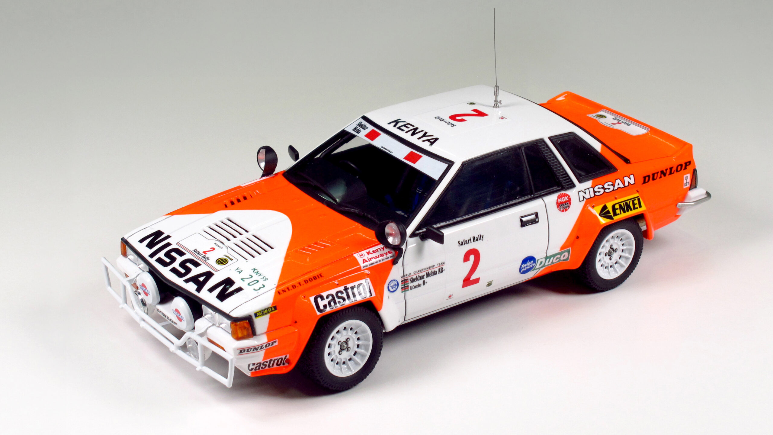 Beemax 1:24 Nissan 240RS BS110 Safary Rally 1984 BM24014