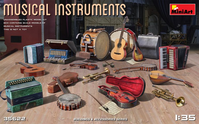 MiniArt 1:35 Musical Instruments MA35622