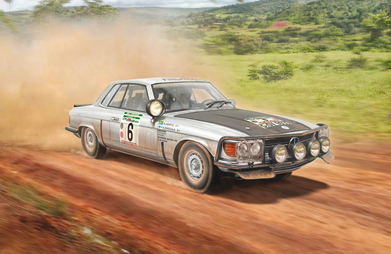Italeri 1:24 Mercedes-Benz 450 SLC Rallye Bandama 1979 IT3632