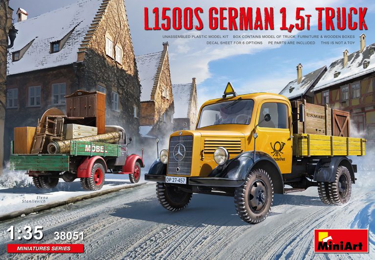 MiniArt 1:35 L1500S German 1,5t Truck MA38051