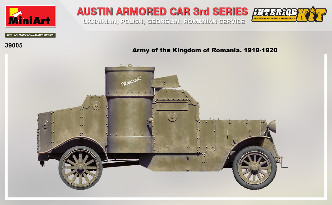 MiniArt 1:35 Austin Armored Car 3rd Series MA39005 - Afbeelding 4