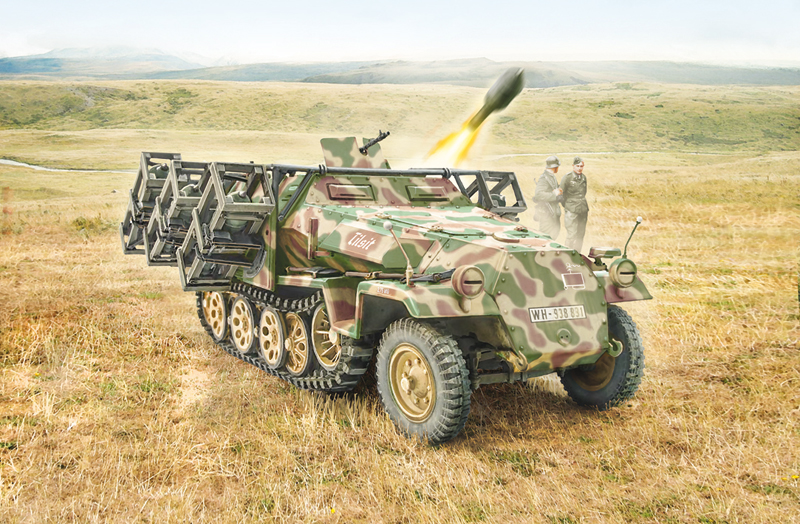 Italeri 1:72 Sd.Kfz.251/1 Wurfrahmen 40 Stuka zu Fuss IT7080