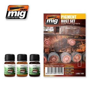 Ammo Mig Pigment Rust Set MIG7400
