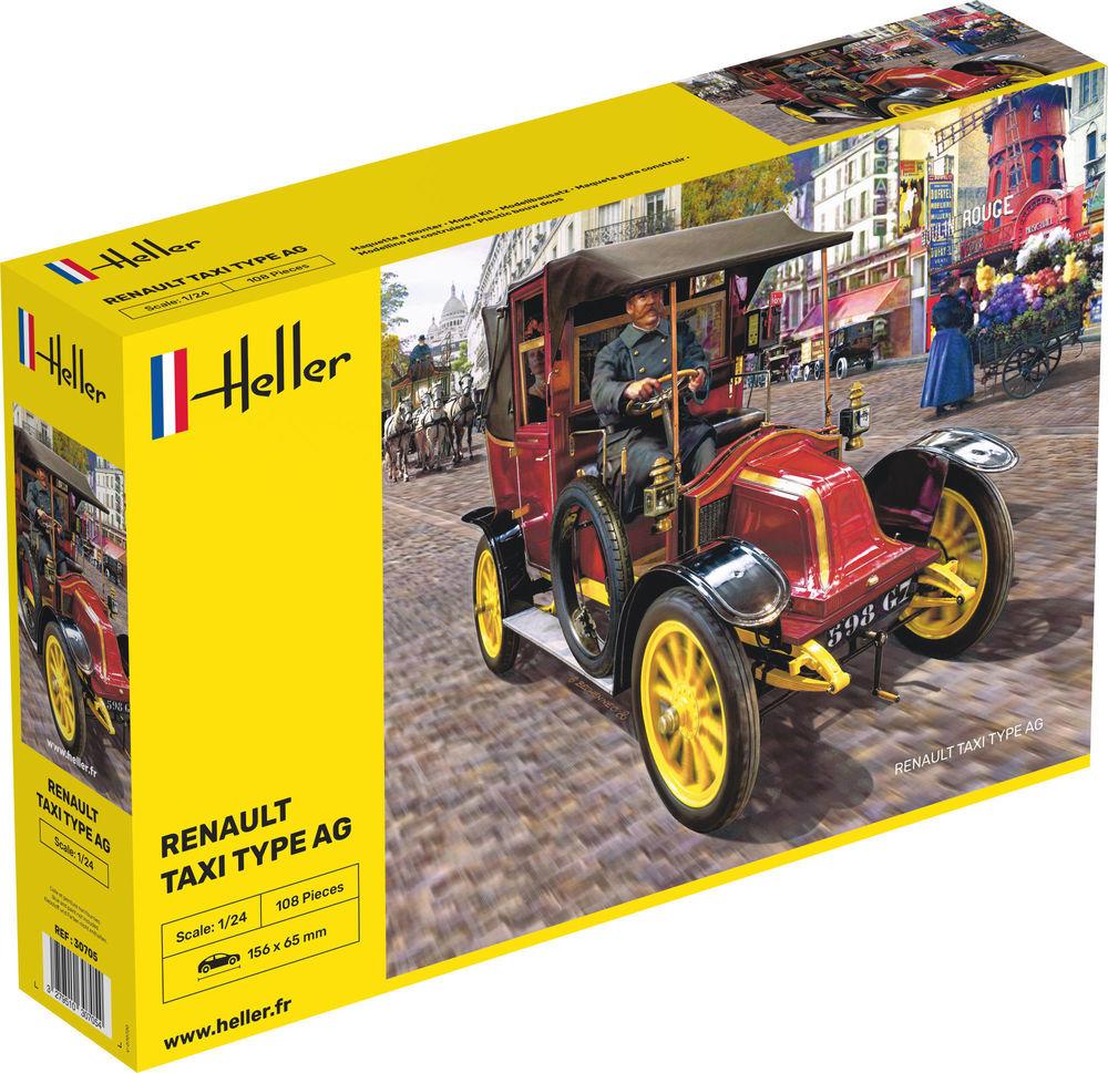 Heller 1:24 Renault Taxi Type AG H30705