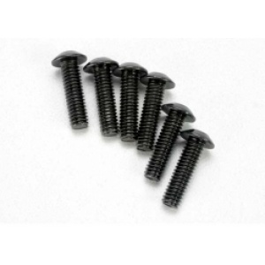 Traxxas Screws,4x14mm Button-Head Machine ( hex drive ) 6 stuks TR3938