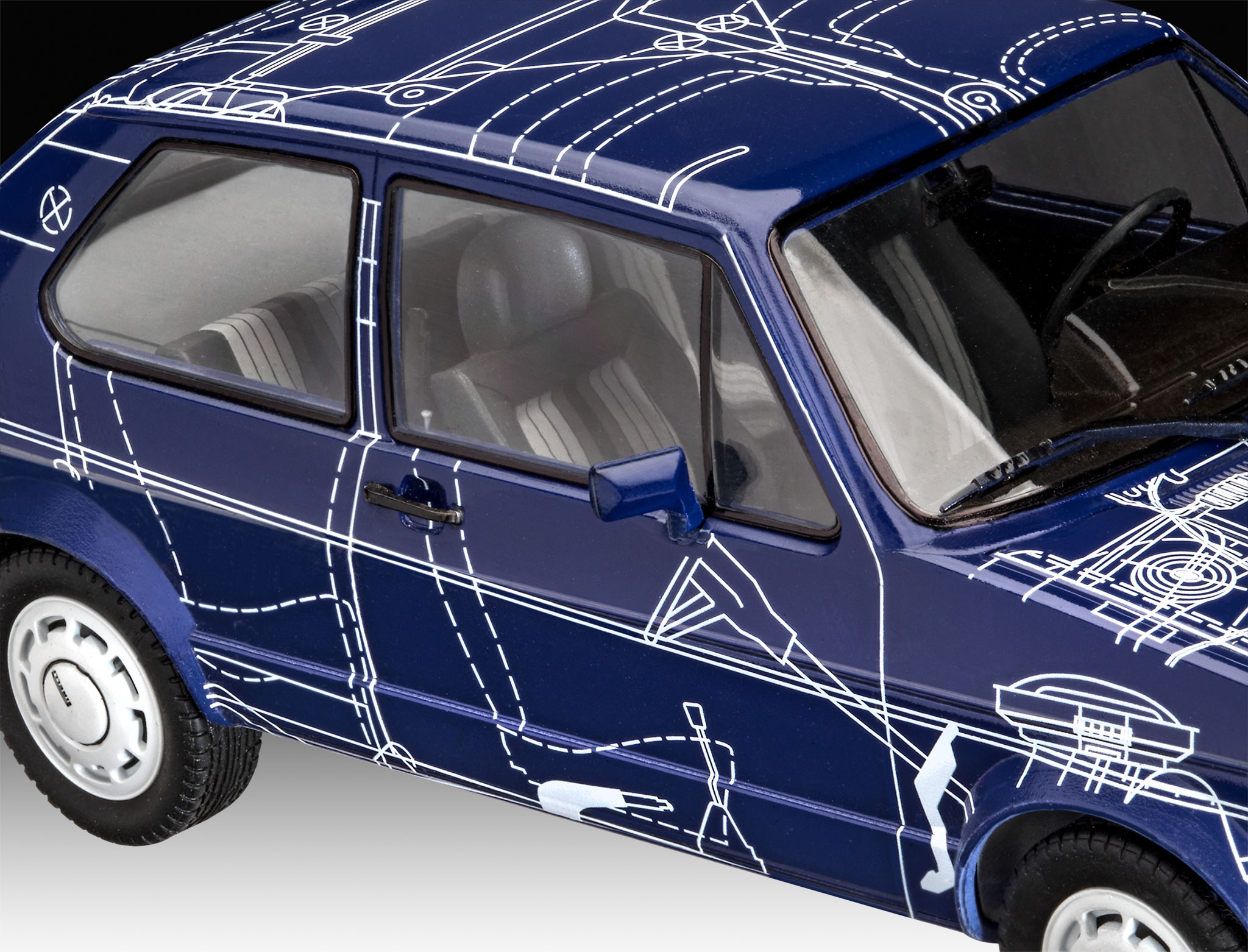 Revell 1:24 VW Golf GTI " Builders Choice " RE07673 - Afbeelding 3