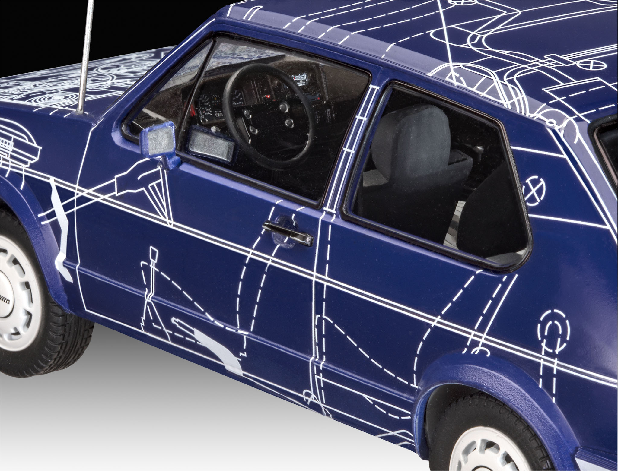Revell 1:24 VW Golf GTI " Builders Choice " RE07673 - Afbeelding 2