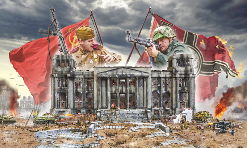 Italeri 1:72 Battle for the Reichstag Battle Set IT6195