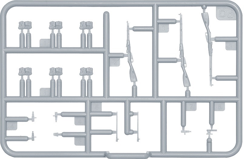 Miniart 1:35 2 in 1 ZIS-2/ZIS-3 whit Limber & Crew MA35369 - Afbeelding 5
