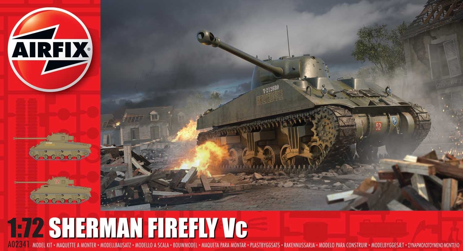 Airfix 1:72 Sherman Firefly Vc AF02341