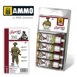 Ammo Mig British WWII Uniforms Figures Set MIG7033