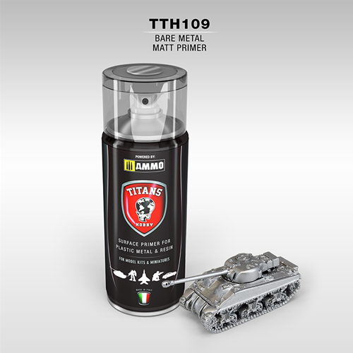 Ammo Mig Surface Primer Bare Metal for Plastic,Metal & Resin TTH109