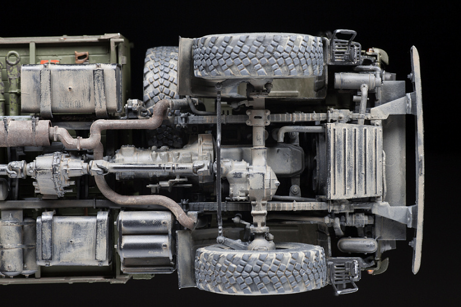 Zvezda 1:35 Russian 2-Axle Military Truck K-4350 ZV3692 - Afbeelding 4