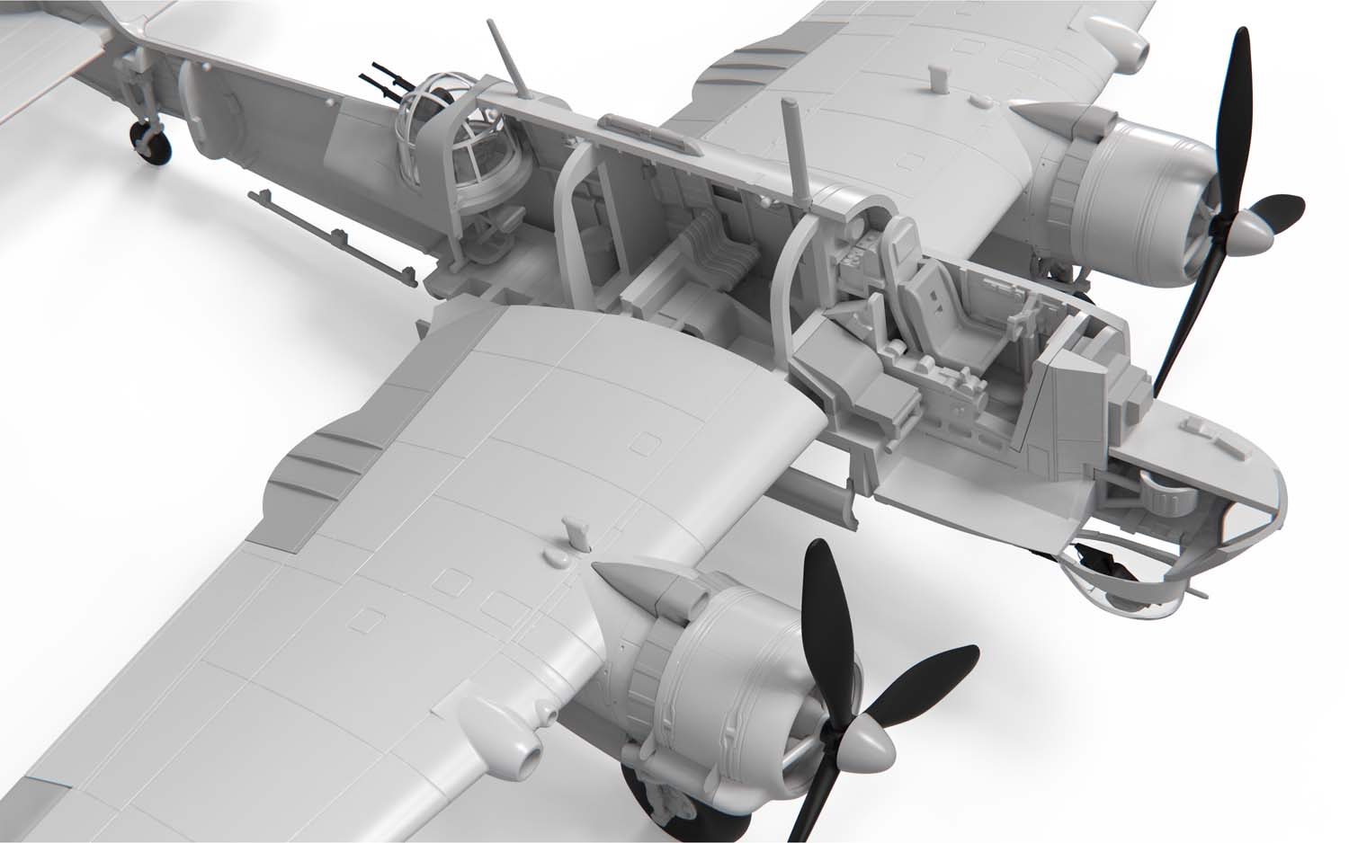 Airfix 1:72 Bristol Beaufort Mk.I AF04021 - Afbeelding 2