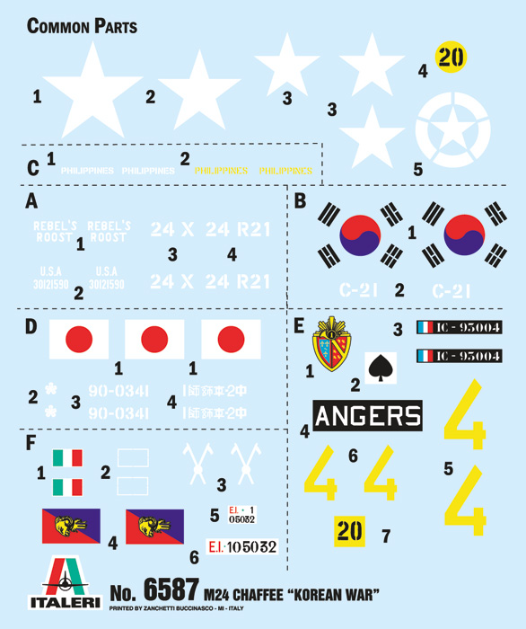 Italeri 1:35 M24 Chaffee Korean War IT6587 - Afbeelding 7