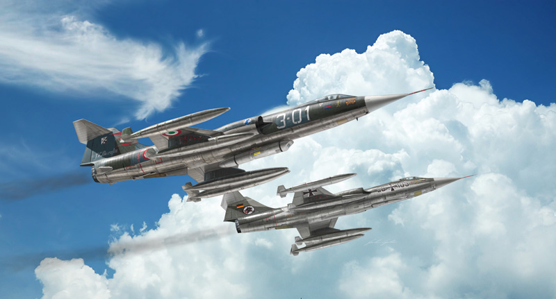 Italeri 1:32 F-104 Starfighter G/S Upgrade Edition RF Version IT2514