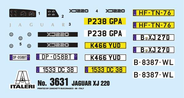 Italeri 1:24 Jaquar XJ220 IT3631 - Afbeelding 8