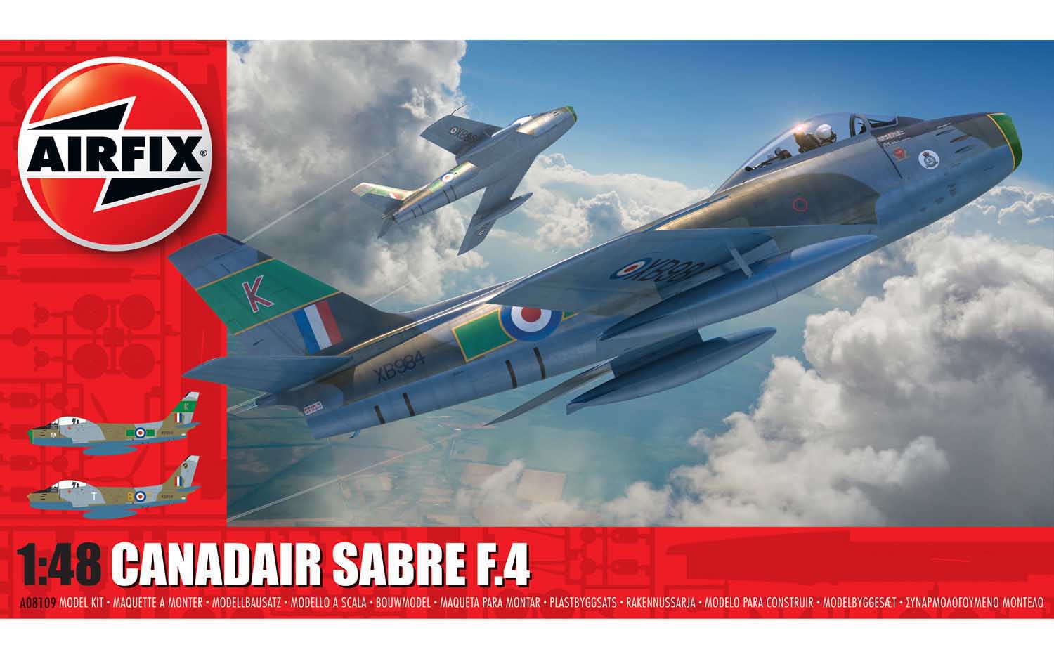 Airfix 1:48 Canadair Sabre F.4 AF08109