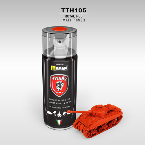 Ammo Mig Royal Red Matt Primer 400ml TTH105