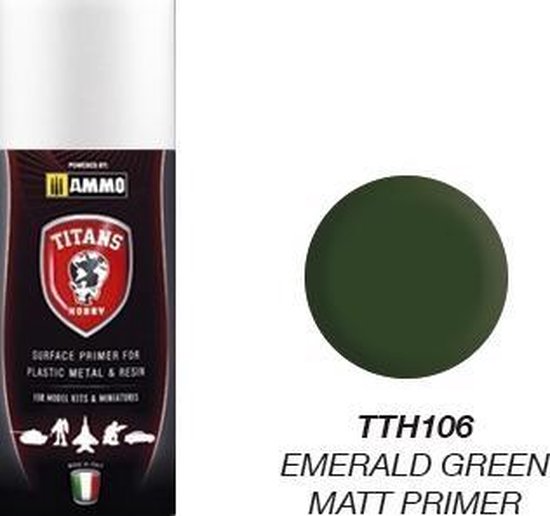 Ammo Mig Emerald Green Matt Primer 400ml TTH106