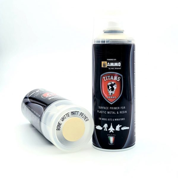 Ammo Mig Bone White Matt Primer 400ml TTH116