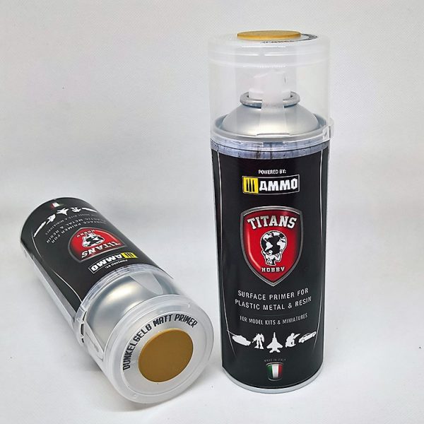 Ammo Mig Desert Yellow Matt Primer 400ml TTH111