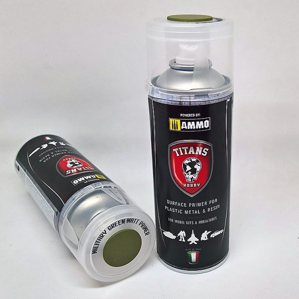 Ammo Mig Military Green Matt Primer 400ml TTH108